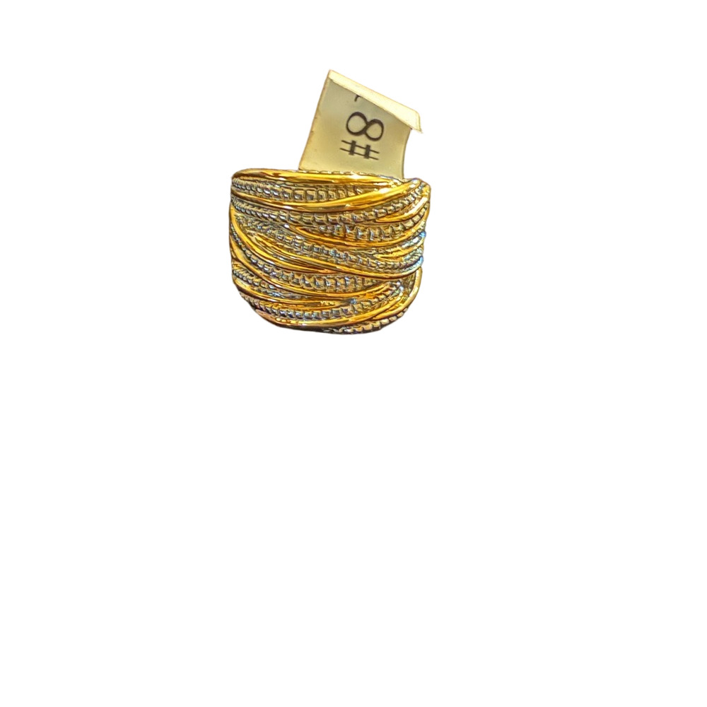 Twisted Gold and Silver Women's Ring
